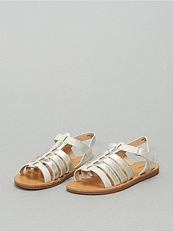 Sandales à scratch - Kiabi