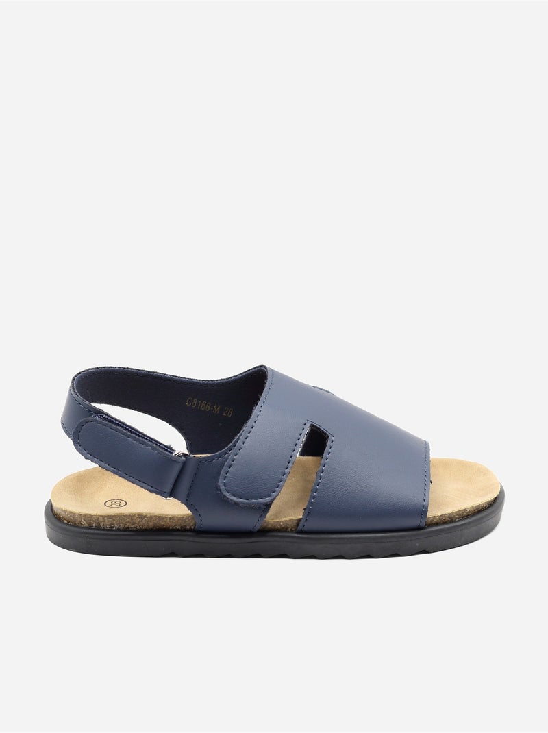 Sandales à scratch Bleu foncé - Kiabi