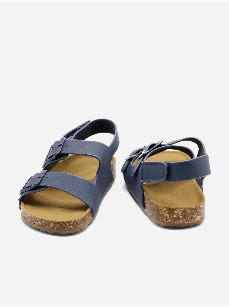 Sandales à scratch Bleu foncé - Kiabi