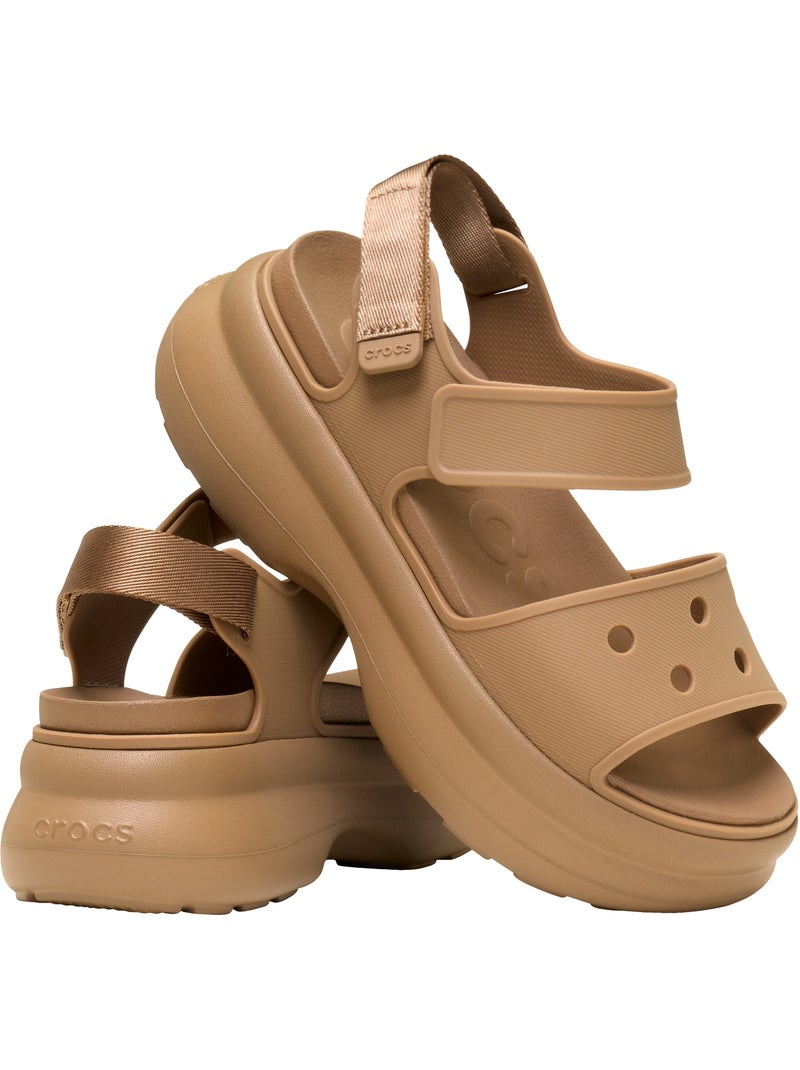Sandales à Scratch Crocs Soho y Strap Marron - Kiabi