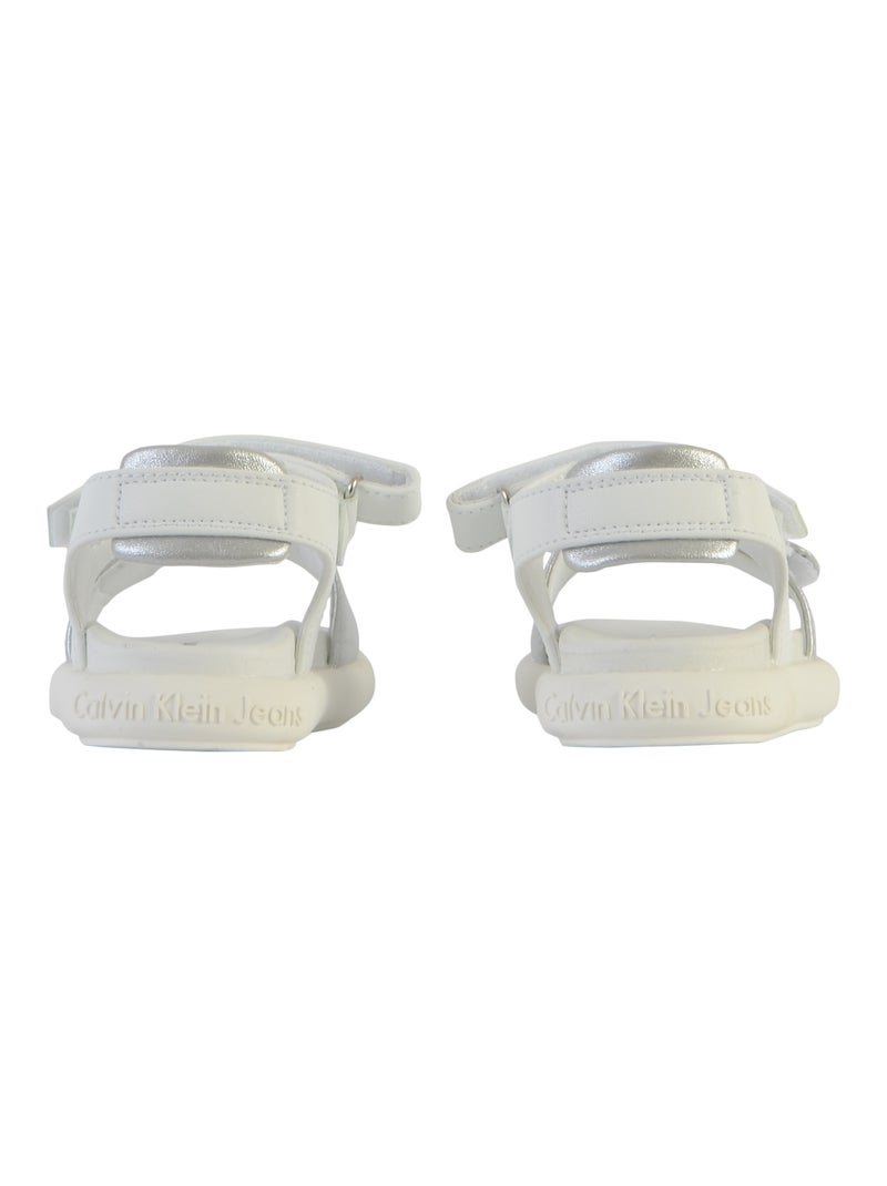 Sandales à Scratch Enfant Calvin Klein Jeans Velcro Gris - Kiabi