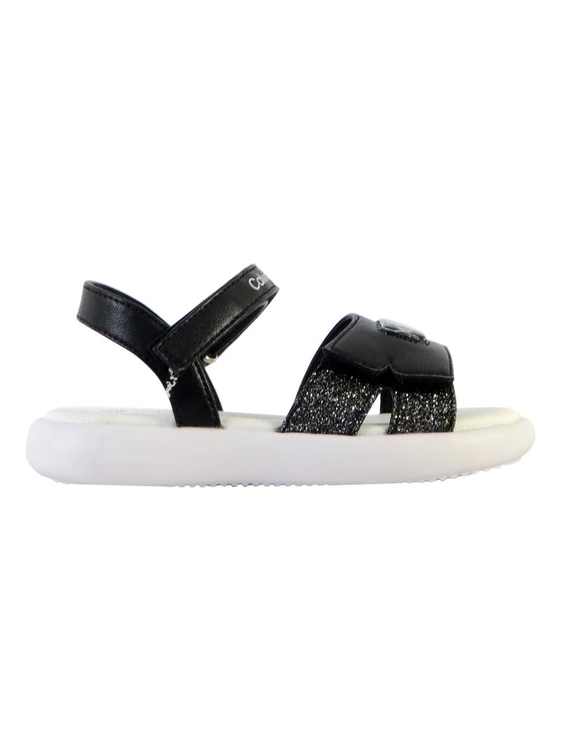 Sandales à Scratch Enfant Calvin Klein Jeans Velcro V3A2-8050 Noir - Kiabi