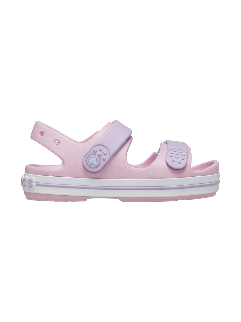 Sandales à Scratch Enfant Crocs Croband Cruiser Rose - Kiabi