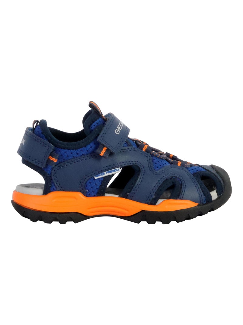 Sandales à Scratch Enfant Geox Borealis Bleu - Kiabi