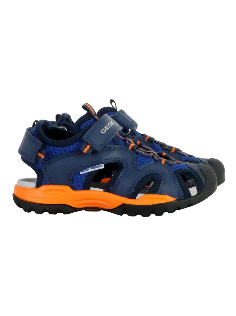 Sandales à Scratch Enfant Geox Borealis Bleu - Kiabi