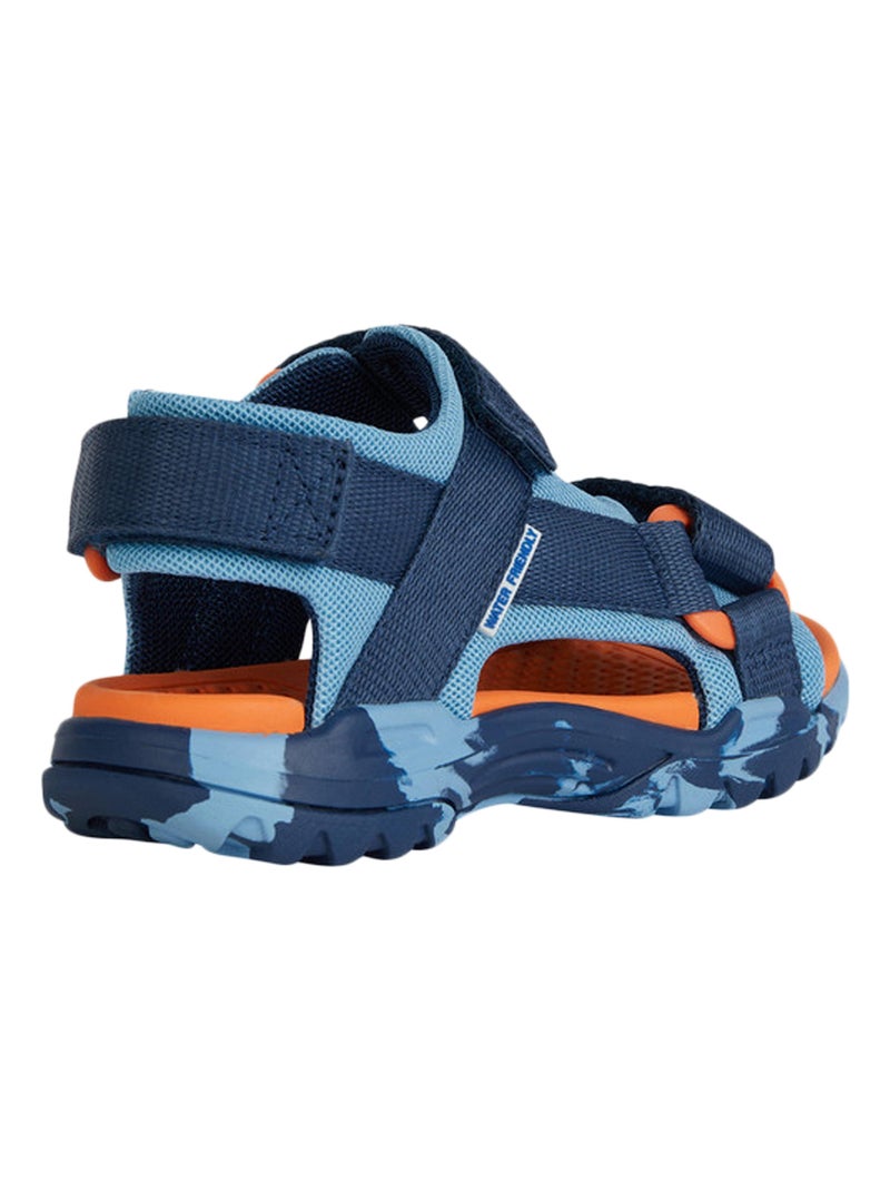 Sandales à Scratch Enfant Geox Borealis Bleu - Kiabi