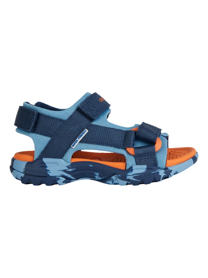 Sandales à Scratch Enfant Geox Borealis Bleu - Kiabi