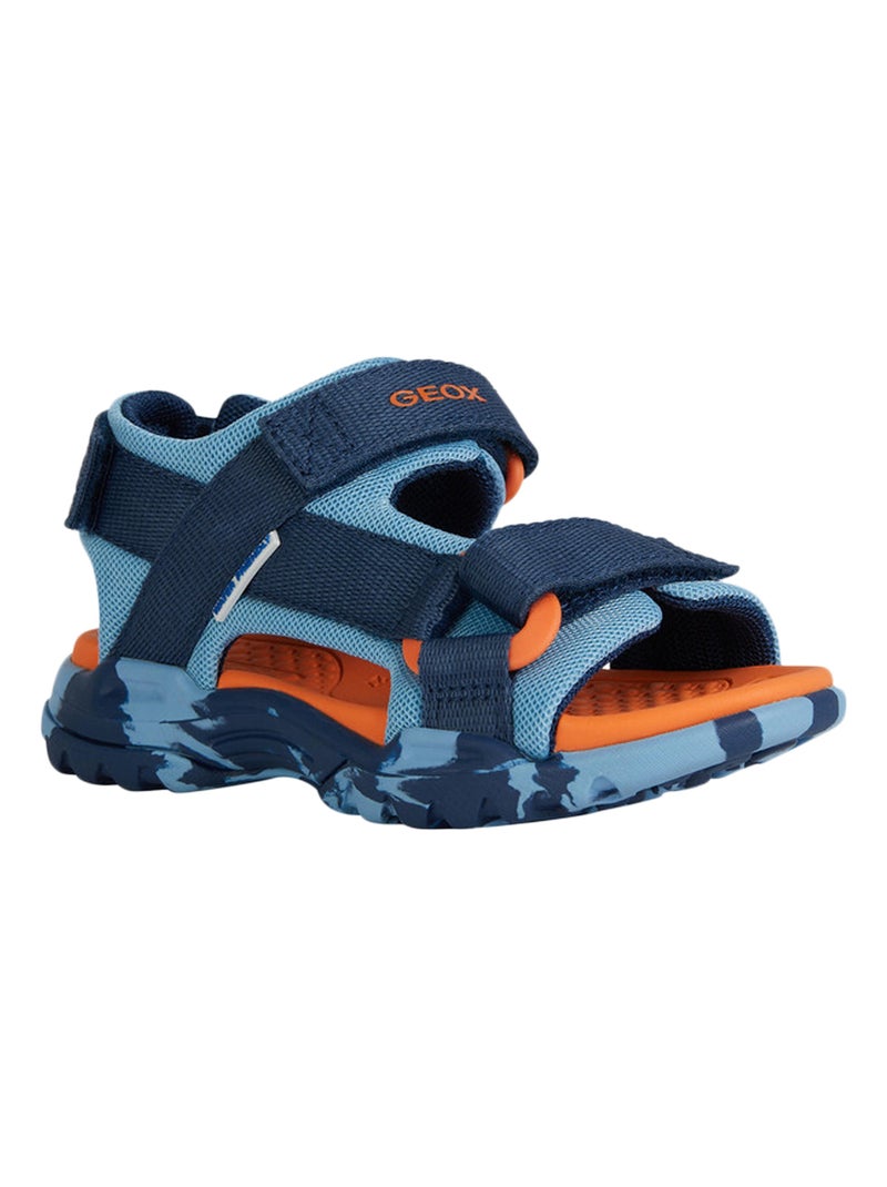 Sandales à Scratch Enfant Geox Borealis Bleu - Kiabi