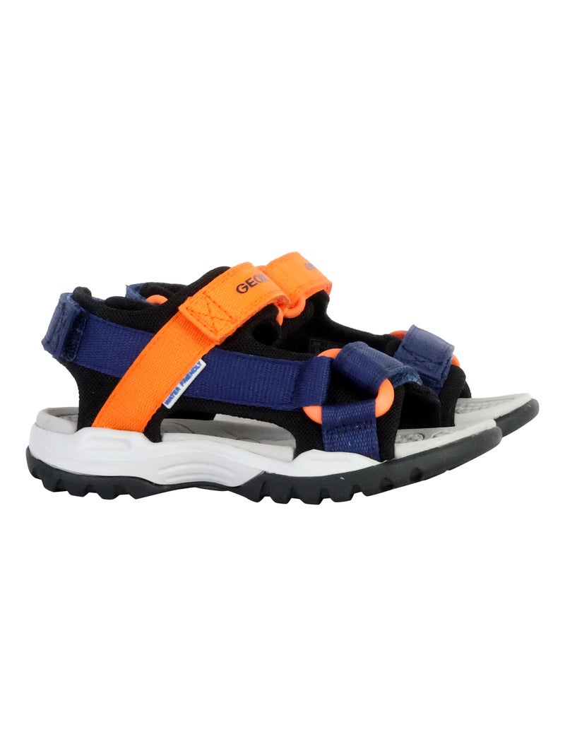 Sandales à Scratch Enfant Geox Borealis Bleu - Kiabi