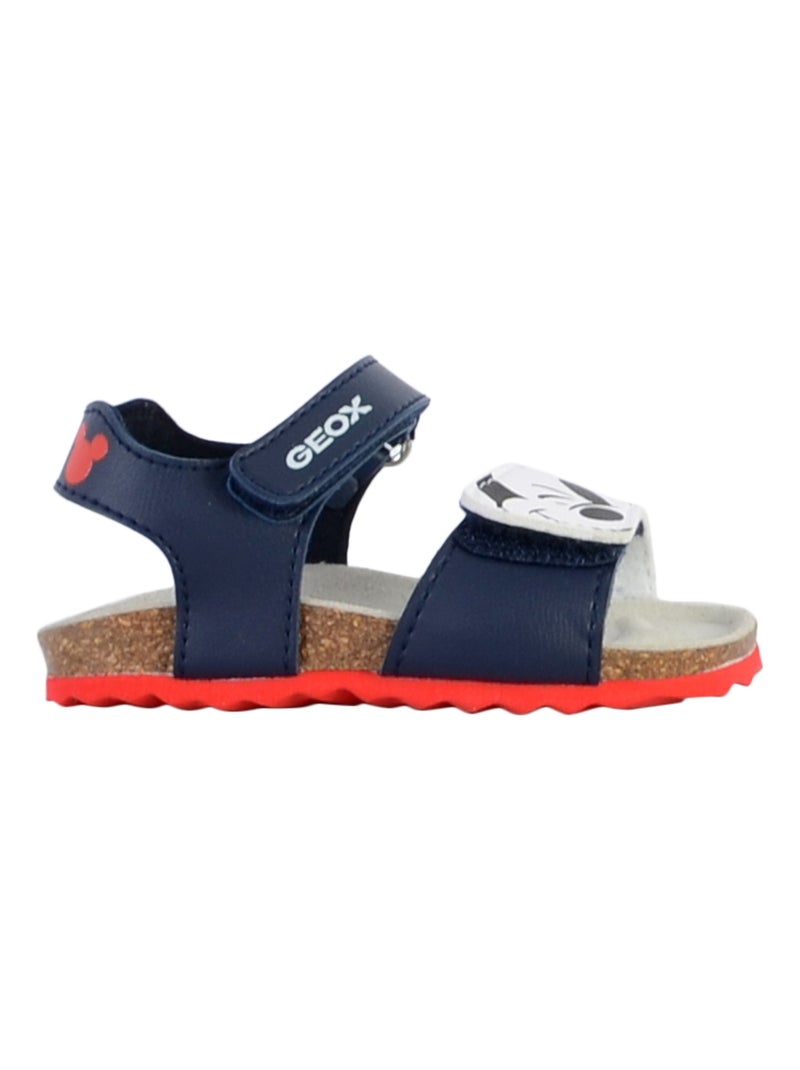 Sandales à Scratch Enfant Geox Chalki Bleu - Kiabi