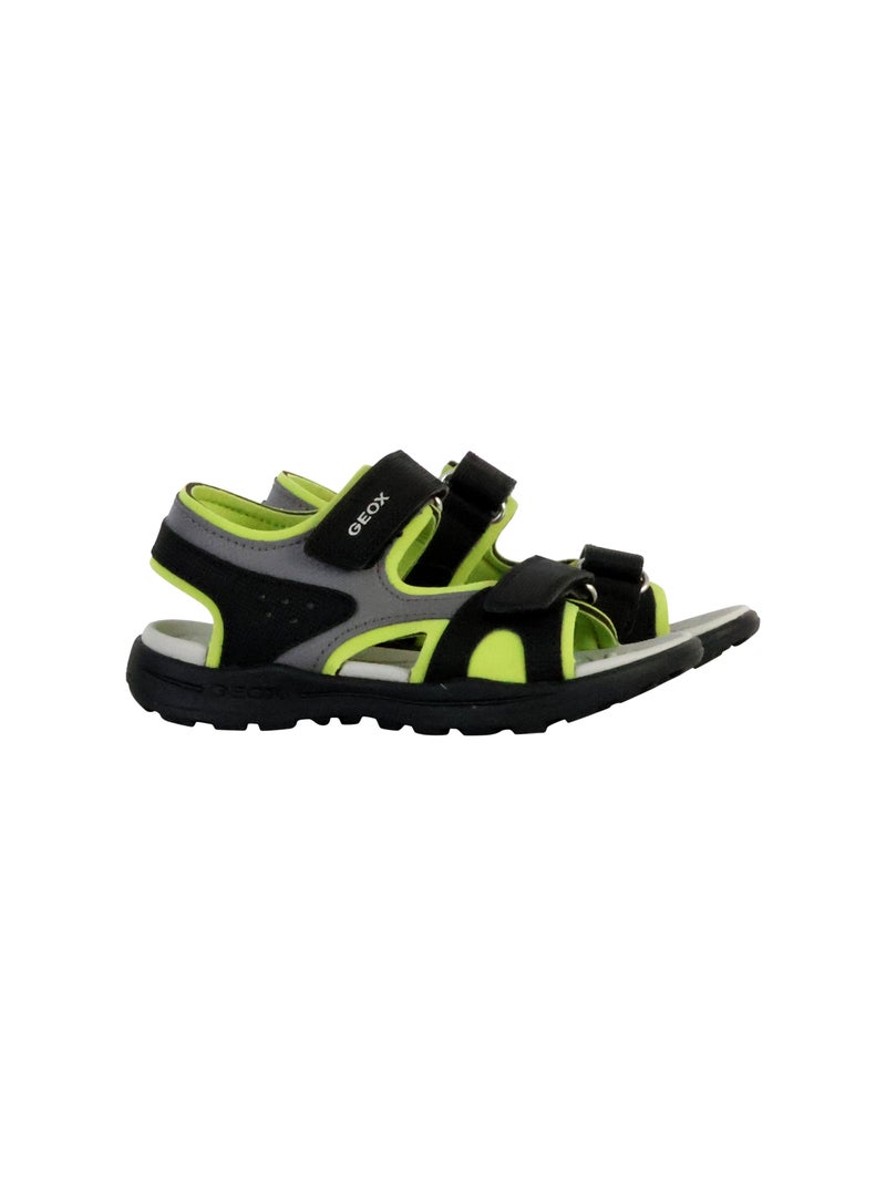 Sandales à Scratch Enfant Geox Vaniett Noir - Kiabi