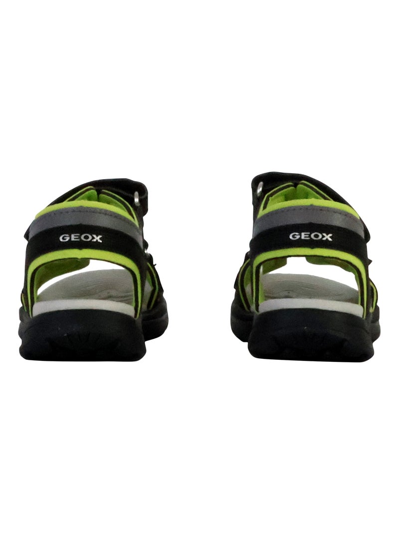 Sandales à Scratch Enfant Geox Vaniett Noir - Kiabi