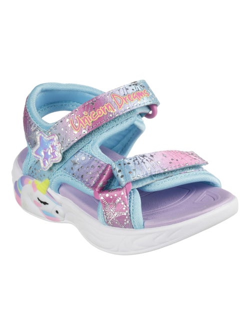 Sandales à Scratch Enfant Skechers Majestic Bliss - Kiabi