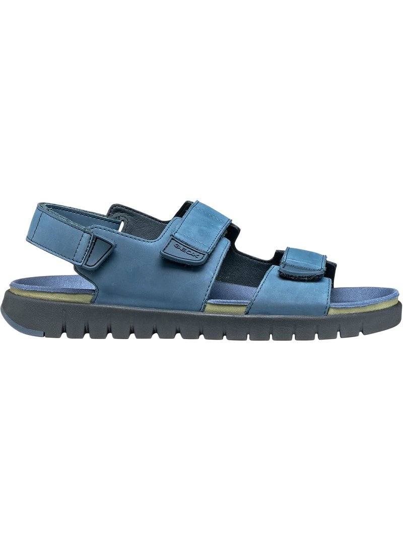Sandales à Scratch Geox U Flextride Bleu - Kiabi