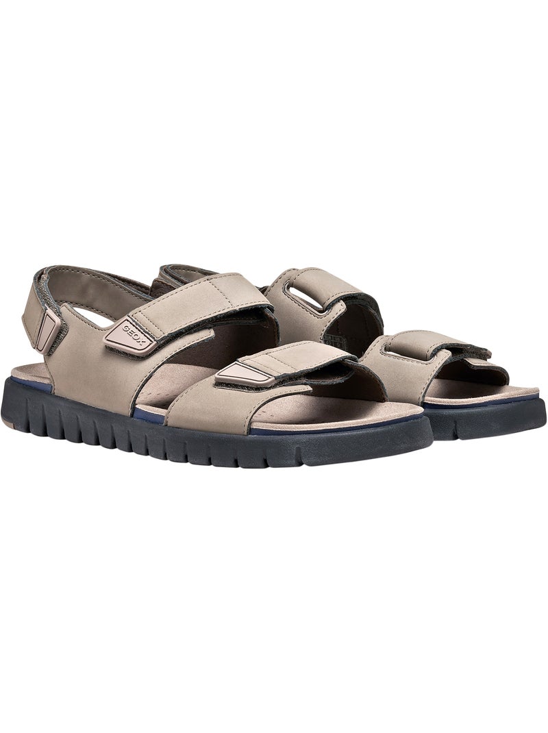 Sandales à Scratch Geox U Flextride Marron - Kiabi