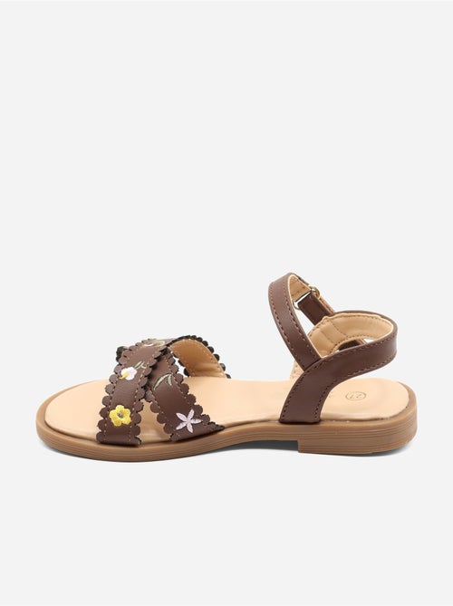 Sandales à scratch - Kiabi
