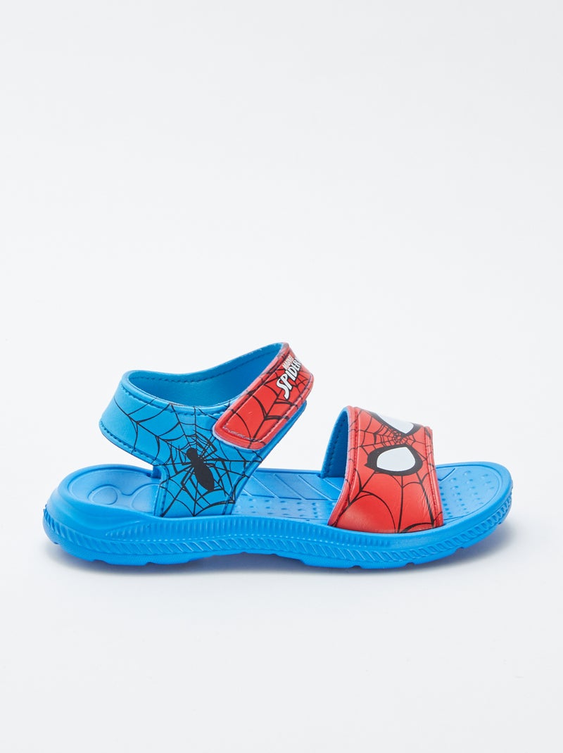 Sandales à scratch 'Marvel' 'Spider Man' ROUGE - Kiabi