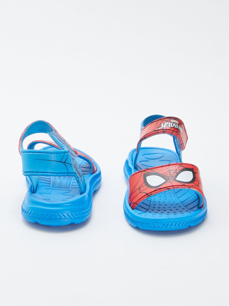 Sandales à scratch 'Marvel' 'Spider Man' ROUGE - Kiabi