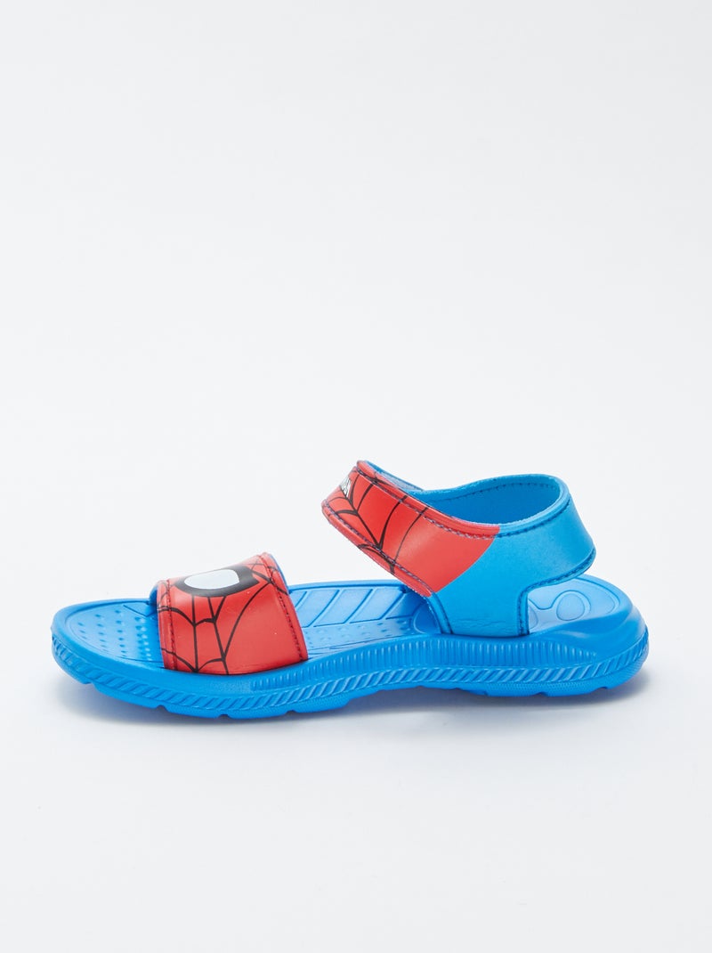 Sandales à scratch 'Marvel' 'Spider Man' ROUGE - Kiabi