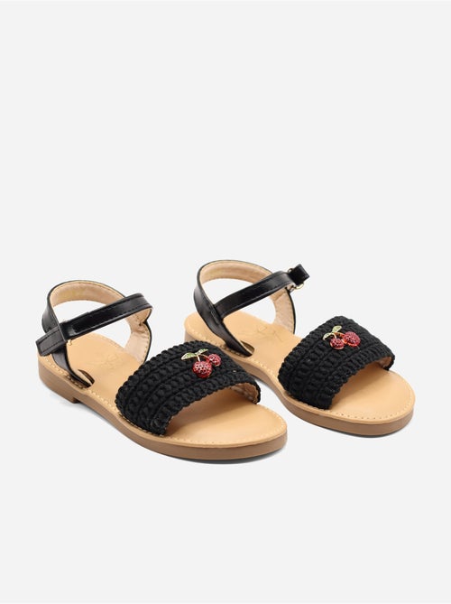 Sandales à scratch - Kiabi