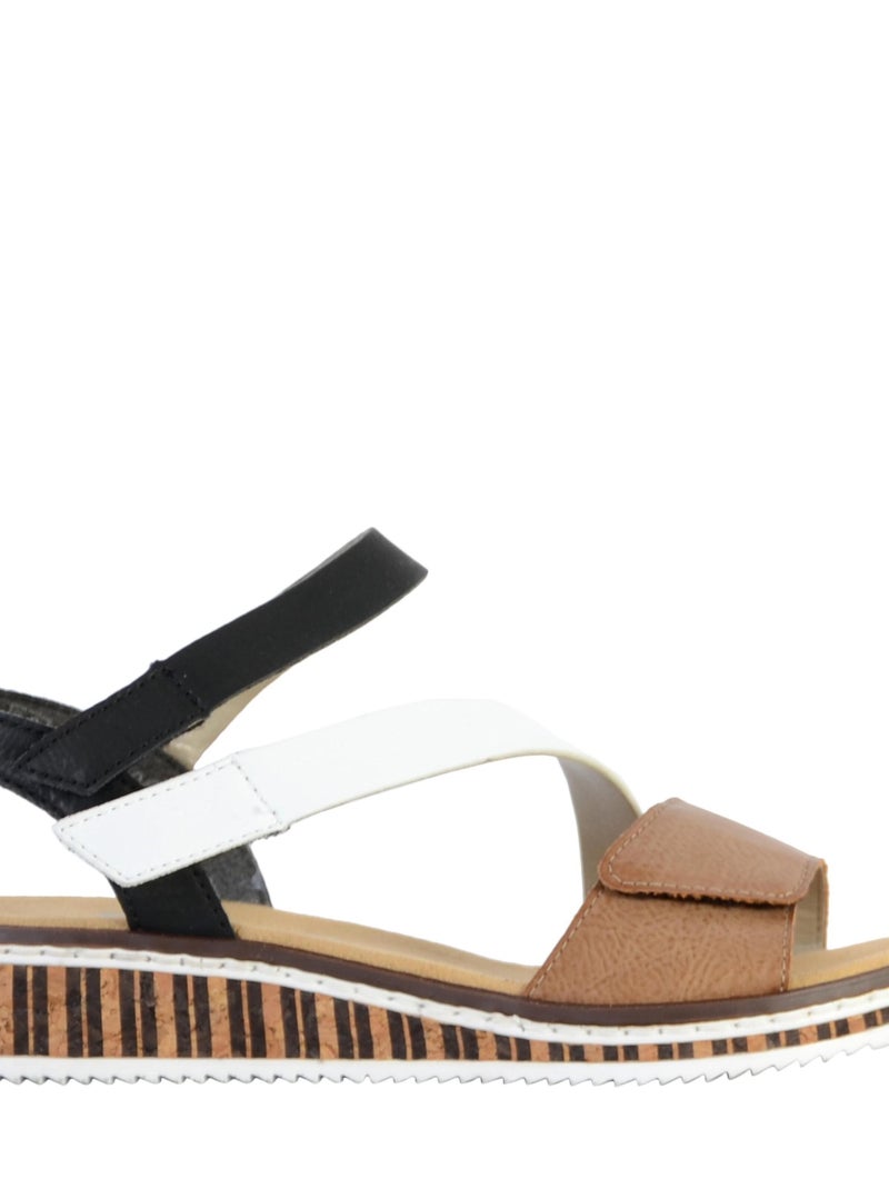 Sandales à scratch Rieker Eagle Noir - Kiabi