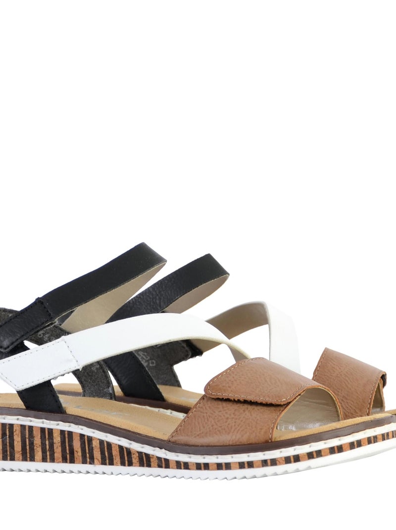 Sandales à scratch Rieker Eagle Noir - Kiabi