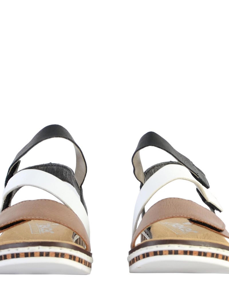 Sandales à scratch Rieker Eagle Noir - Kiabi