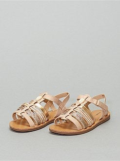 Sandales à scratch - Kiabi