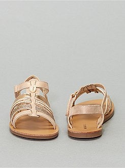 Sandales à scratch - Kiabi