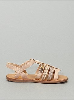 Sandales à scratch - Kiabi