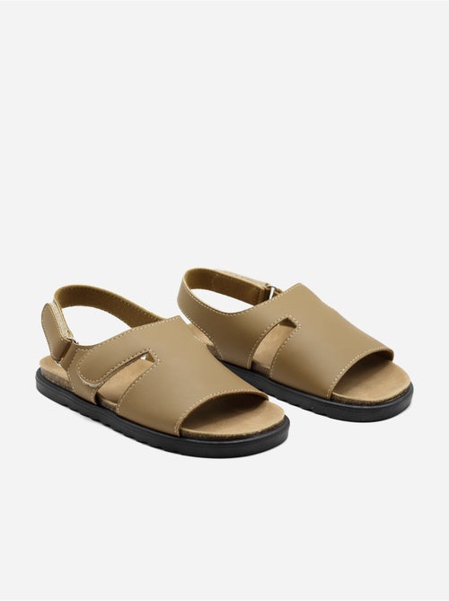 Sandales à scratch - Kiabi