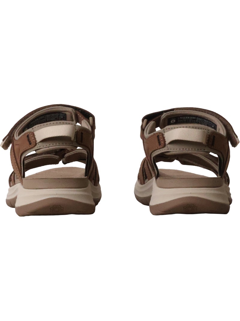 Sandales à Scratch Teva W Tirra Sport Leather Marron - Kiabi