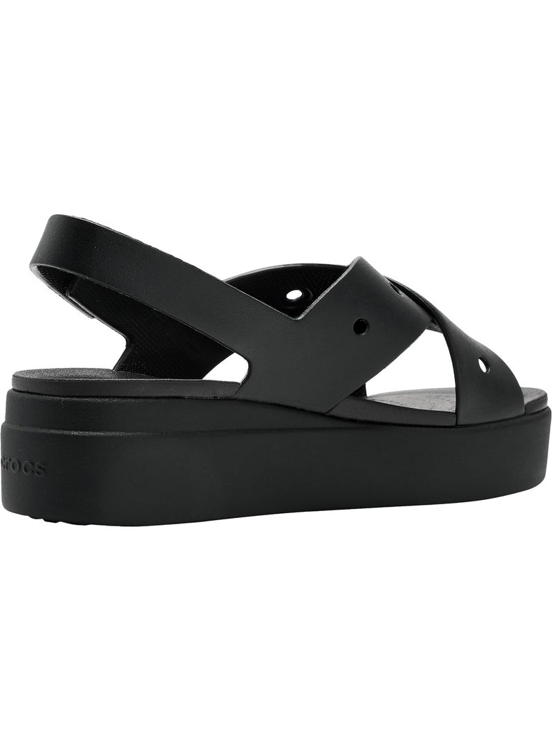 Sandales à Scratches Crocs Brooklyn 4u cross strap Noir - Kiabi