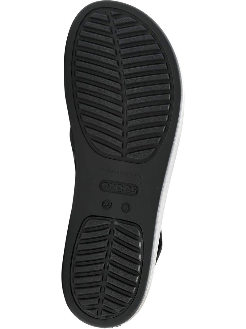 Sandales à Scratches Crocs Brooklyn 4u cross strap Noir - Kiabi