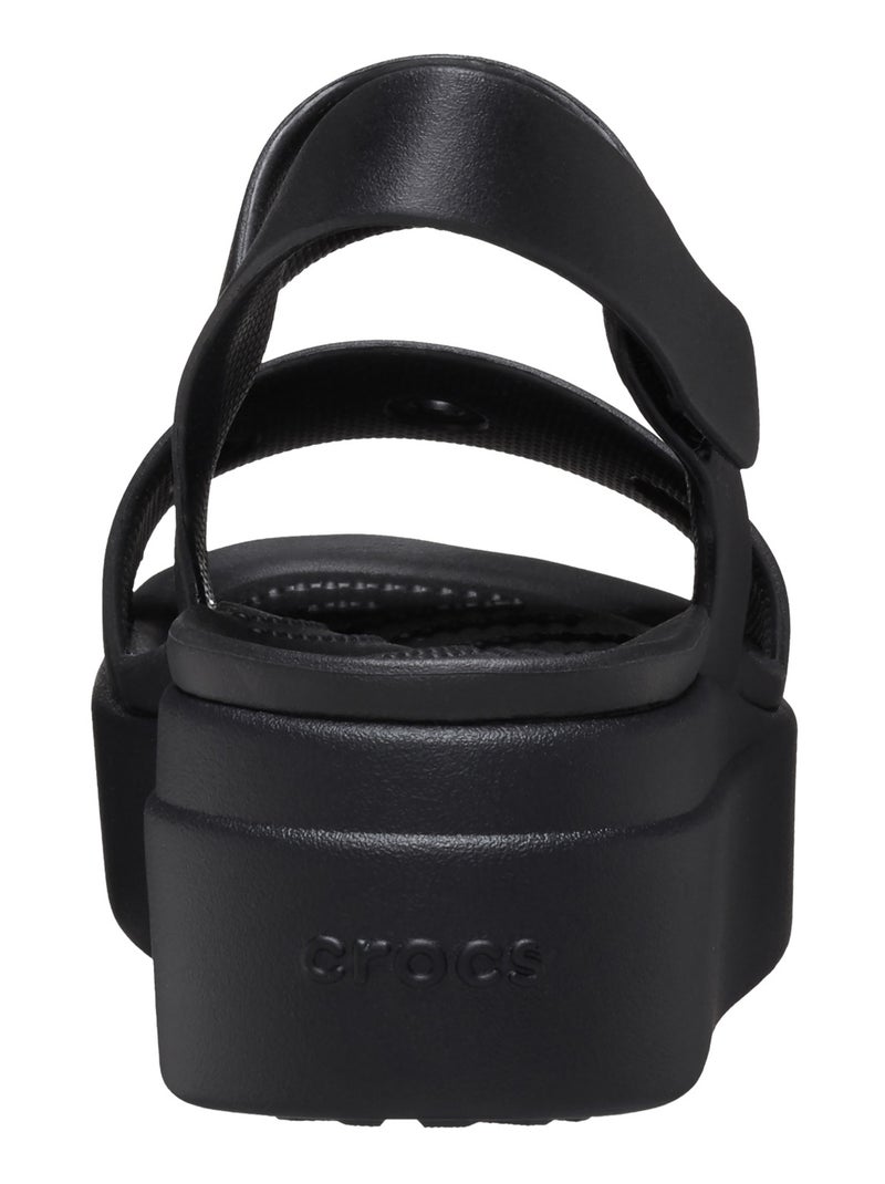 Sandales à Scratches Crocs Brooklyn Noir - Kiabi