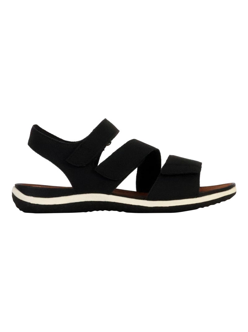 Sandales à Scratches Geox Vega Noir - Kiabi