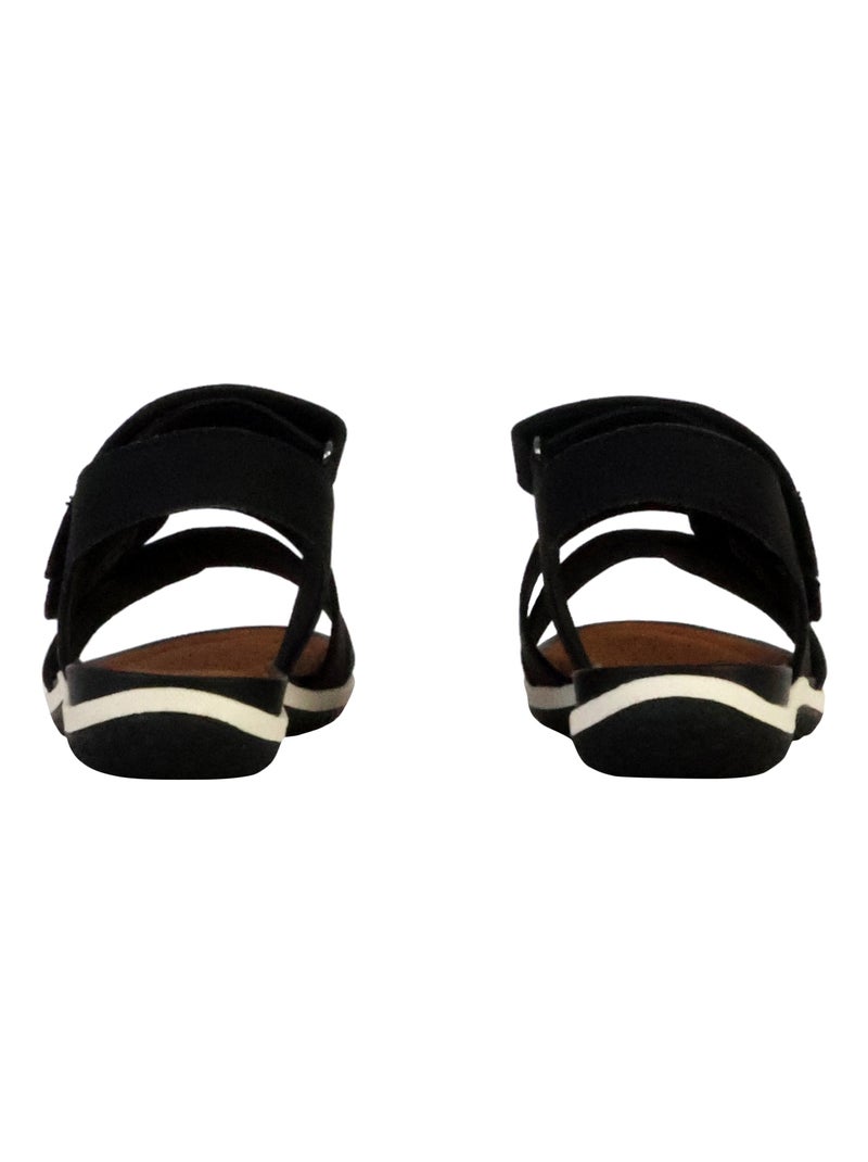 Sandales à Scratches Geox Vega Noir - Kiabi