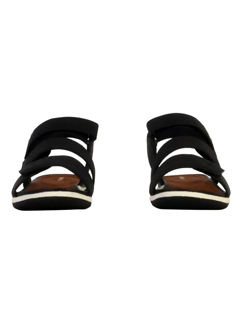 Sandales à Scratches Geox Vega Noir - Kiabi