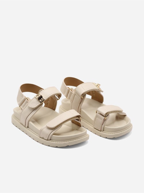 Sandales à scratchs - Doremi - Kiabi