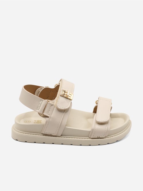 Sandales à scratchs - Doremi - Kiabi