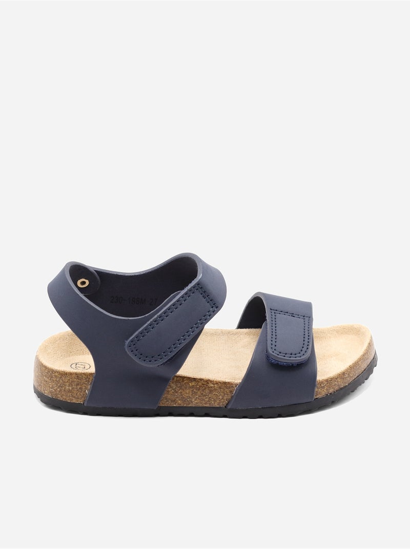 Sandales à scratchs Bleu foncé - Kiabi