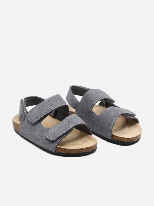Sandales à scratchs - Kiabi