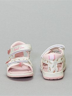 Sandales à scratchs imprimées 'glaces' - Kiabi