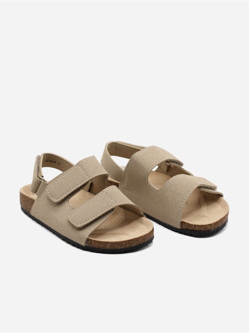 Sandales à scratchs - Kiabi