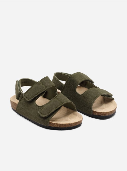 Sandales à scratchs - Kiabi