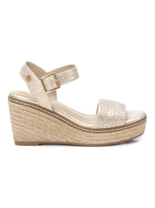 Sandales à semelle compensée avec boucle