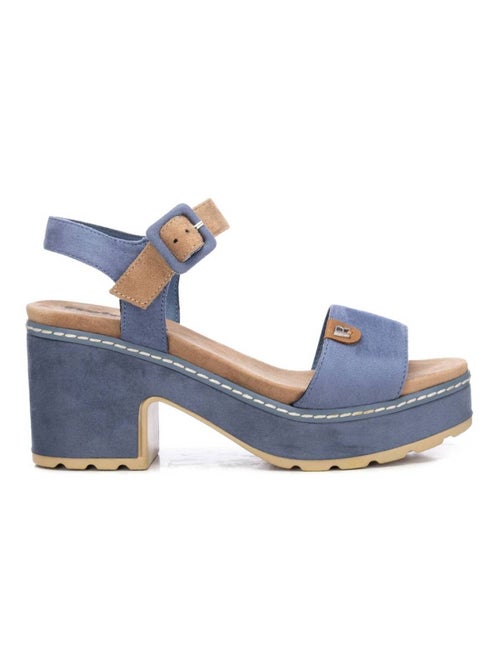 Sandales à talon avec boucle - Kiabi