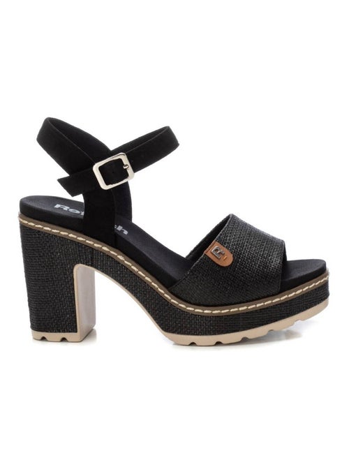 Sandales à talon avec boucle - Kiabi