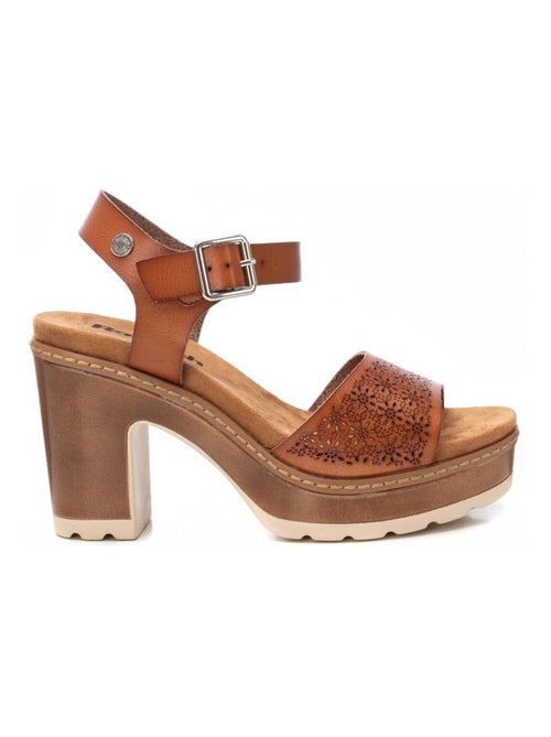 Sandales à talon avec bride cheville - Kiabi