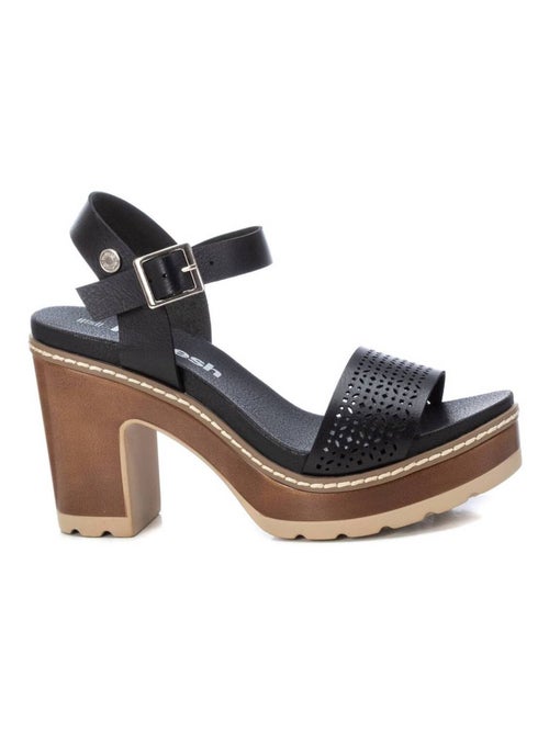 Sandales à talon avec bride cheville - Kiabi